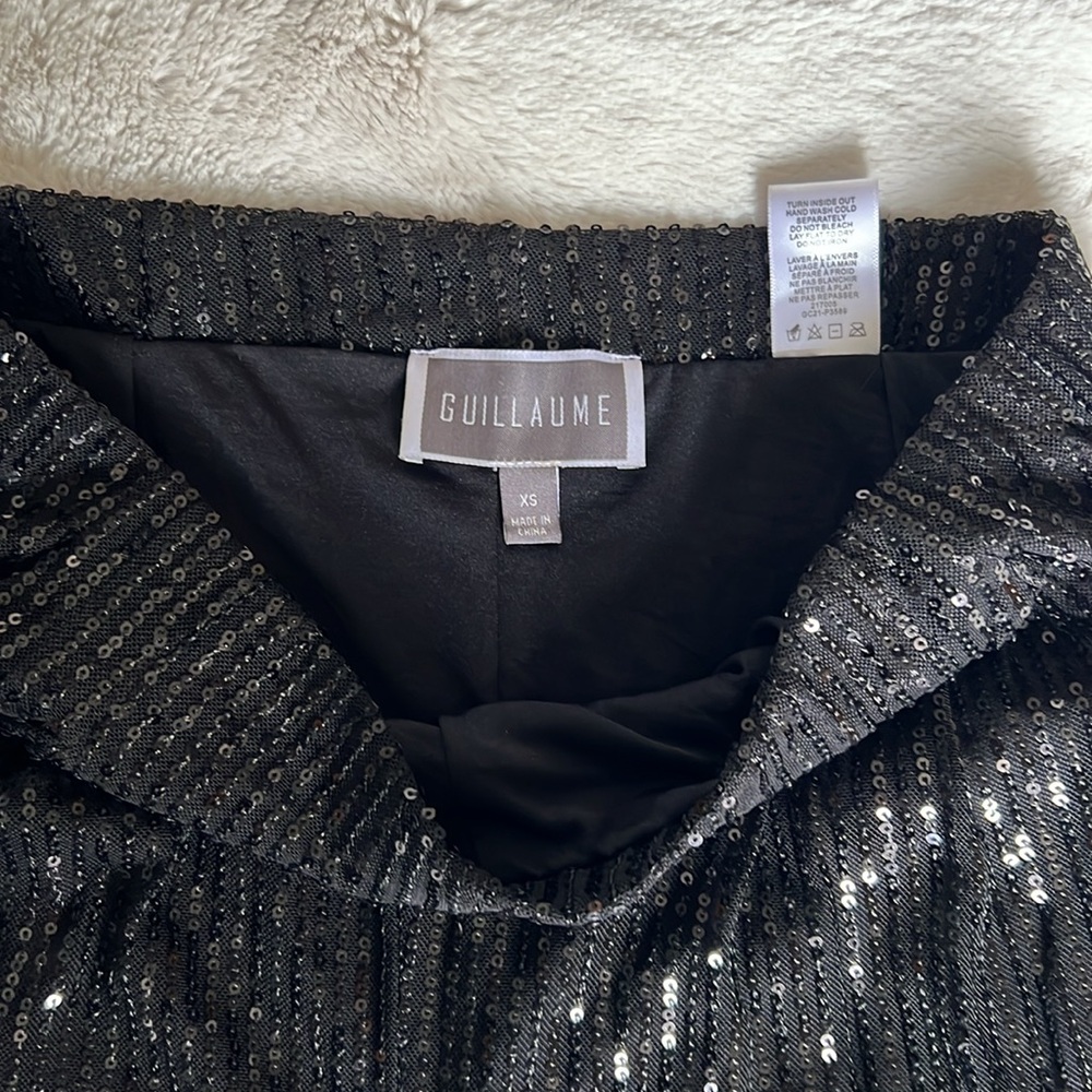 Black sequin pants - Picture 6 of 9